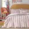 Habitat Summer Haze Stripe Pink Bedding Set - Single -Habitat 1230147 R Z001A