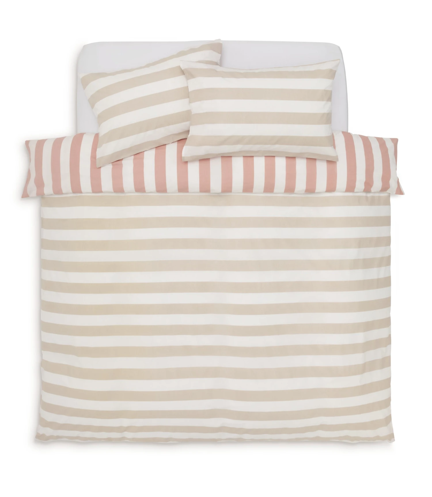 Habitat Summer Haze Stripe Pink Bedding Set - Single 7 Habitat Summer Haze Stripe Pink Bedding Set - Single - Image 5