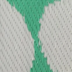 Habitat Plastic Woven Green & White Outdoor Rug -Habitat 1232231 R B001