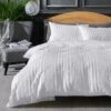 Habitat Crinkle White Bedding Set - Single -Habitat 1232389 R Z001A