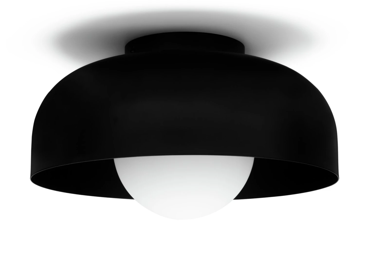 Habitat Modern Globe Metal Bathroom Ceiling Light - Black 4 Habitat Modern Globe Metal Bathroom Ceiling Light - Black - Image 2