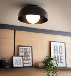 Habitat Modern Globe Metal Bathroom Ceiling Light - Black 13 Habitat Modern Globe Metal Bathroom Ceiling Light - Black -Habitat 1233584 R Z002C