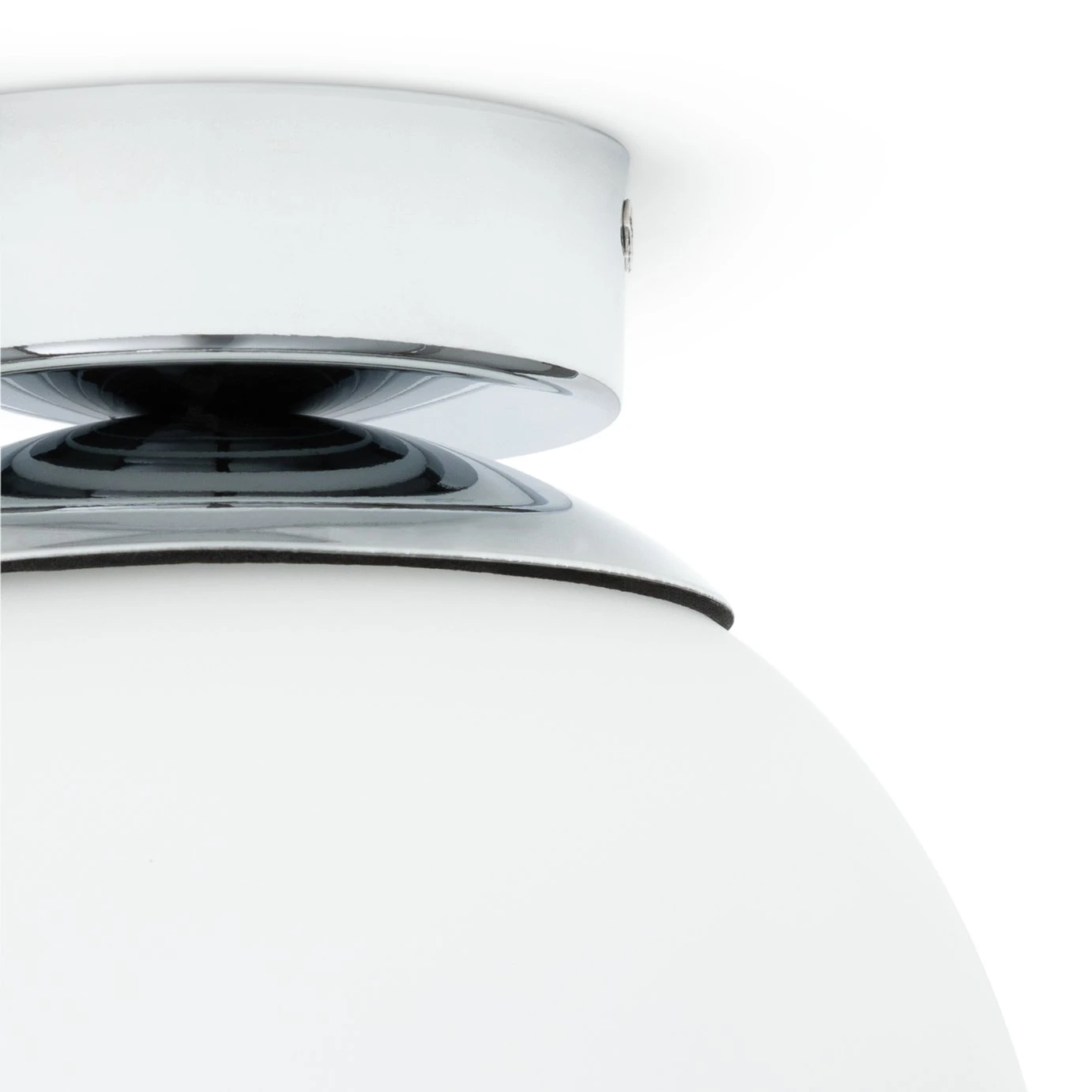 Habitat Opal Glass Bathroom Flush Ceiling Light - White 6 Habitat Opal Glass Bathroom Flush Ceiling Light - White - Image 4