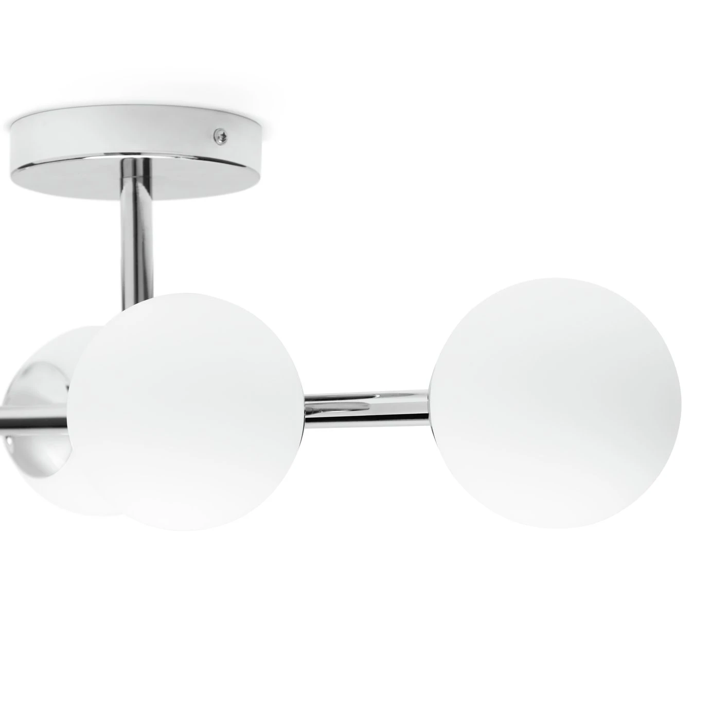 Habitat Metal 4 Light Bathroom Flush Ceiling Light - Chrome 6 Habitat Metal 4 Light Bathroom Flush Ceiling Light - Chrome - Image 4