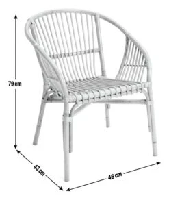 Habitat Erin Rattan Garden Chair - Natural 11 Habitat Erin Rattan Garden Chair - Natural -Habitat 1234301 R E001