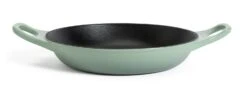 Habitat 20cm Cast Iron Enamel Coated Oven Dish - Green -Habitat 1258411 R Z003A