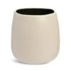Habitat Curve White Ceramic Planter -Habitat 1259290 R Z003A