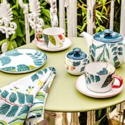 Habitat X Kew Ceramic Teapot -Habitat 1300510 R Z003C