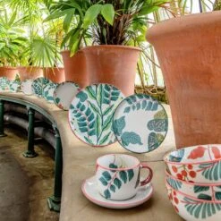 Habitat X Kew Set Of 2 Ceramic Dinner Plates 17 Habitat X Kew Set Of 2 Ceramic Dinner Plates -Habitat 1300565 R Z004C