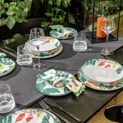 Habitat X Kew 2 Piece Ceramic Pasta Bowls -Habitat 1300620 R Z005C