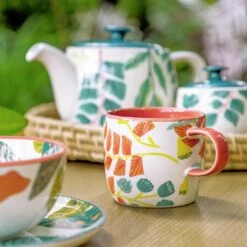 Habitat X Kew Set Of 2 Ceramic Mugs 17 Habitat X Kew Set Of 2 Ceramic Mugs -Habitat 1300637 R Z003C