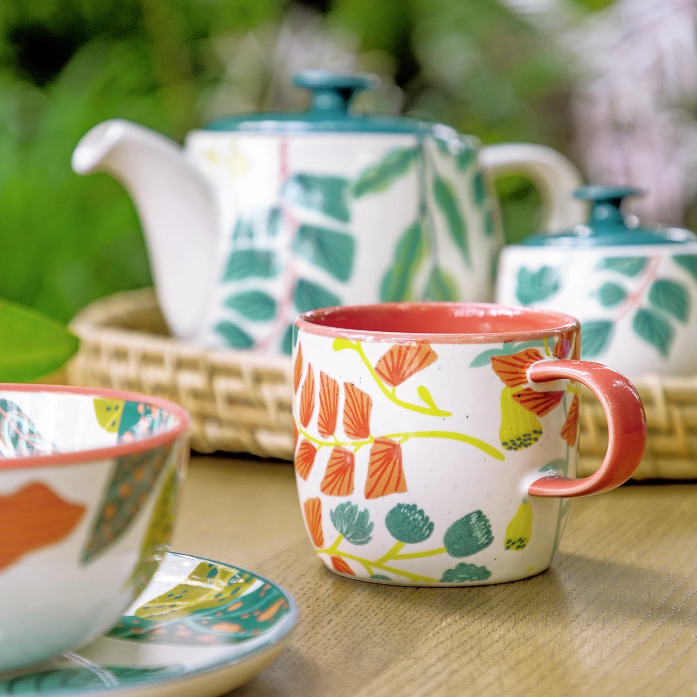 Habitat X Kew Set Of 2 Ceramic Mugs 10 Habitat X Kew Set Of 2 Ceramic Mugs - Image 8