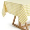 Habitat Checked Table Cloth - Yellow 1 Habitat Checked Table Cloth - Yellow -Habitat 1307379 R Z001A