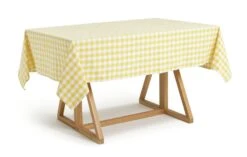Habitat Checked Table Cloth - Yellow 8 Habitat Checked Table Cloth - Yellow -Habitat 1307379 R Z002A