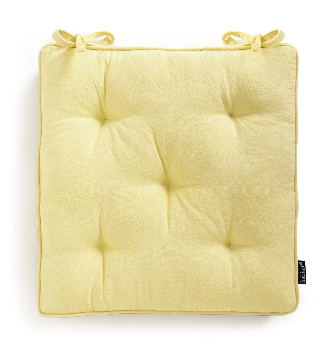 Habitat Pack Of 2 Woven Cushion Seat - Yellow 7 Habitat Pack Of 2 Woven Cushion Seat - Yellow - Image 5