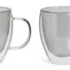 Habitat Double Walled Set Of 2 Coffee Cup - Grey -Habitat 1357147 R Z001A