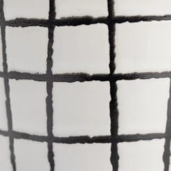 Habitat Grid Set Of 4 Mugs - White -Habitat 1402944 R B001