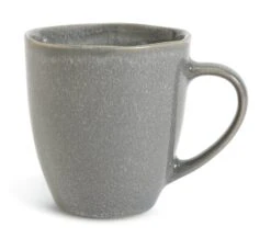 Habitat Set Of 4 Stoneware Mugs - Grey -Habitat 1489242 R Z002A