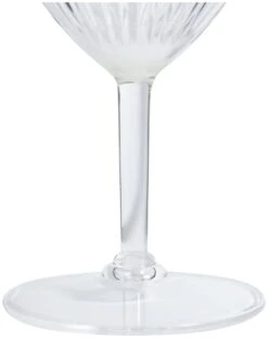 Habitat Palm Design Transparent Wine Glass - Pack Of 4 -Habitat 1933190 R Z003A