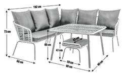 Habitat 7 Seater Rattan Effect Garden Corner Sofa Set- Black 16 Habitat 7 Seater Rattan Effect Garden Corner Sofa Set- Black -Habitat 1975165 R E001