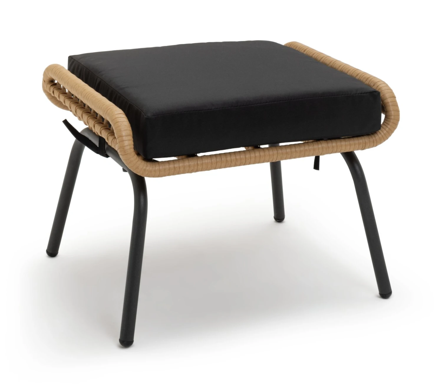 Habitat 7 Seater Rattan Effect Garden Corner Sofa Set- Black 10 Habitat 7 Seater Rattan Effect Garden Corner Sofa Set- Black - Image 8