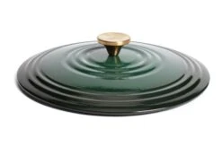Habitat 5.3 Litre Cast Iron Casserole Dish - Green -Habitat 2003610 R Z003A