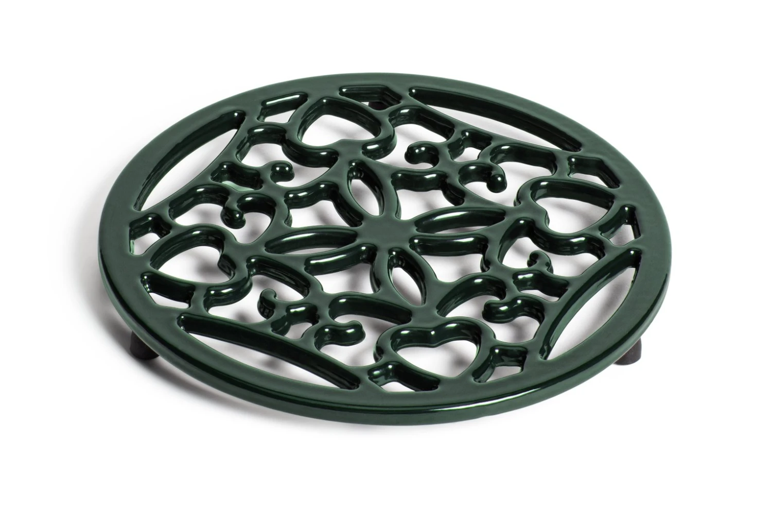 Habitat Cast Iron Trivet - Green 3 Habitat Cast Iron Trivet - Green