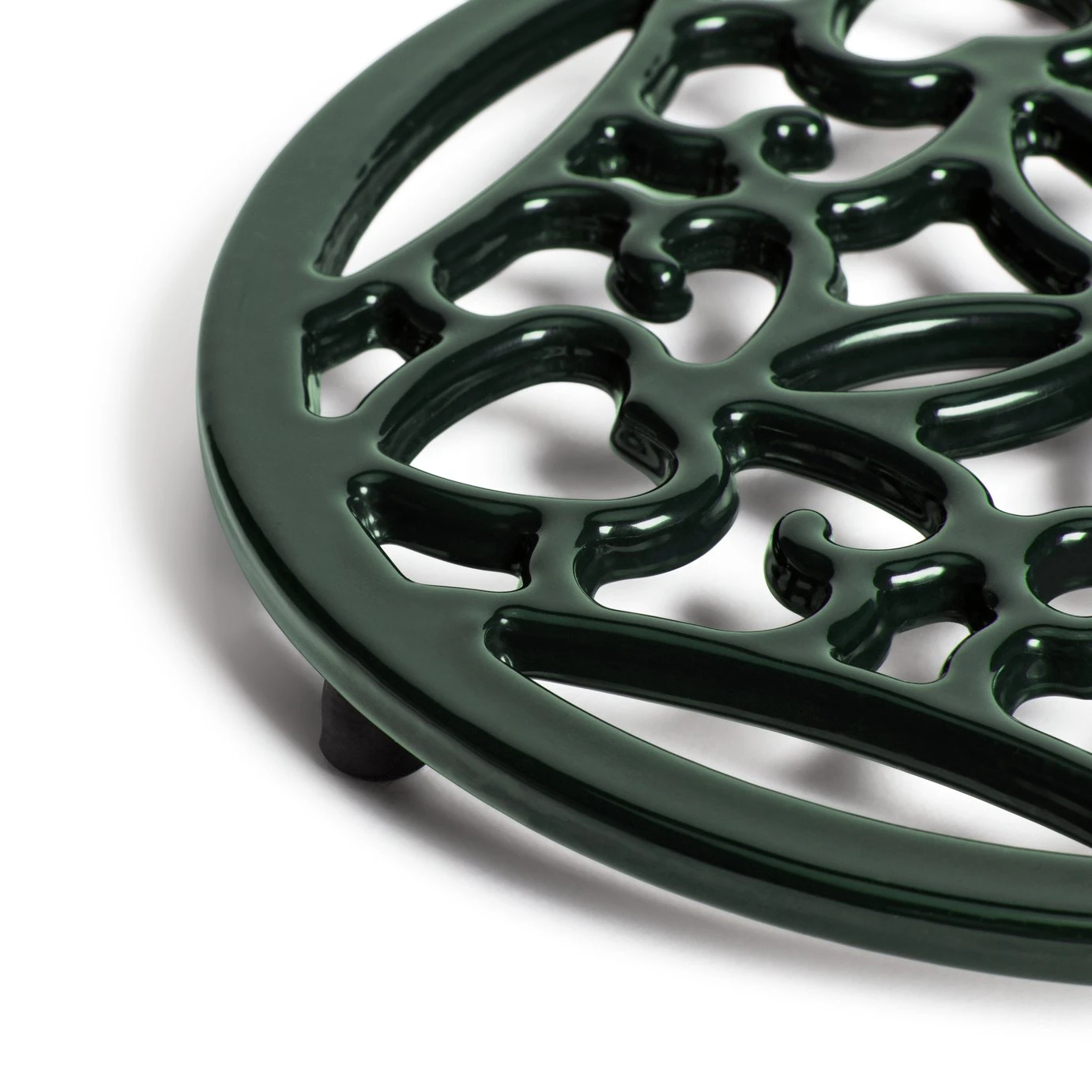 Habitat Cast Iron Trivet - Green 6 Habitat Cast Iron Trivet - Green - Image 4