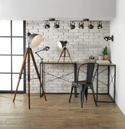 Habitat Loft Living Tripod Table Lamp - Grey -Habitat 2017596 R Z004C