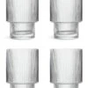 Habitat Ribbed Set Of 4 Tumbler Glasses -Habitat 2027658 R Z001A