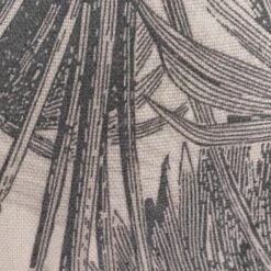 Habitat Palm Print Grey Floor Cushion -Habitat 2029450 R B005