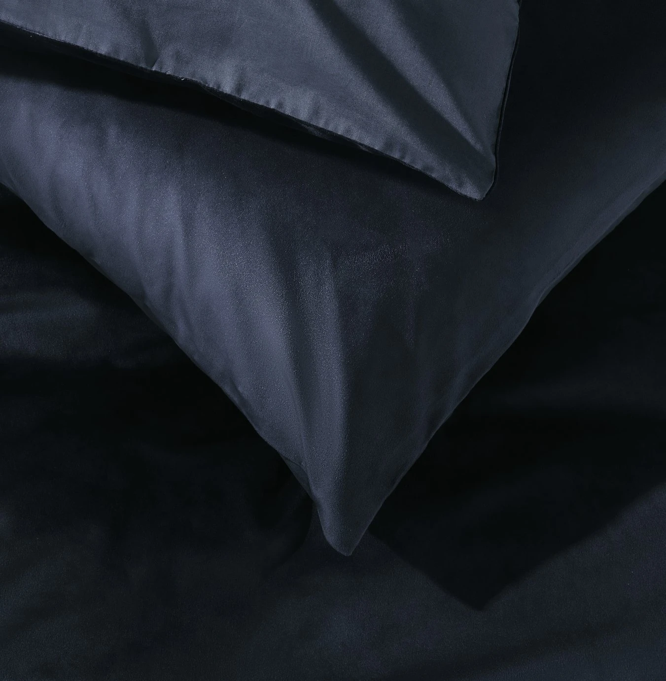 Habitat Plain Velvet Navy Bedding Set - Double 6 Habitat Plain Velvet Navy Bedding Set - Double - Image 4