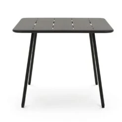 Habitat Indu 4 Seater Metal Patio Set - Black -Habitat 2063746 R Z003A