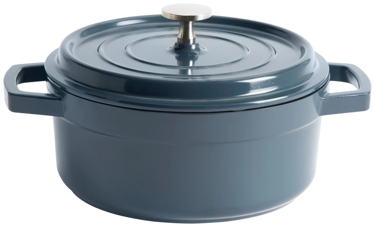 Habitat 2.4 Litre Non Stick Aluminium Casserole Dish - Blue 3 Habitat 2.4 Litre Non Stick Aluminium Casserole Dish - Blue
