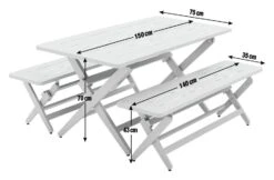 Habitat Folding 4 Seater Steel Dining Set - Green 13 Habitat Folding 4 Seater Steel Dining Set - Green -Habitat 2069908 R E001