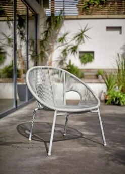 Habitat Nordic 4 Seater Rattan Garden Bistro Set - Grey -Habitat 2151500 R Z004C