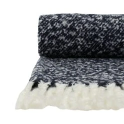Habitat Faux Textured Mohair Throw - Navy - 125x150cm 11 Habitat Faux Textured Mohair Throw - Navy - 125x150cm -Habitat 2157841 R Z003A