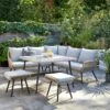 Habitat Malta 6 Seater Rattan Effect Garden Corner Sofa Set 1 Habitat Malta 6 Seater Rattan Effect Garden Corner Sofa Set -Habitat 2258032 R Z001A