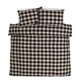 Habitat Gingham Check Black & White Bedding Set - Single -Habitat 2656500 R Z002A
