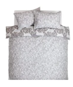Habitat Brushed Cotton Deer Print Grey Bedding Set - Single 13 Habitat Brushed Cotton Deer Print Grey Bedding Set - Single -Habitat 2729107 R Z003A