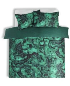 Habitat Cotton Malachite Print Green Bedding Set - Double -Habitat 2919993 R Z002A