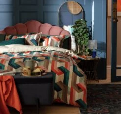 Habitat Cotton Chain Print Multicolor Bedding Set - Single