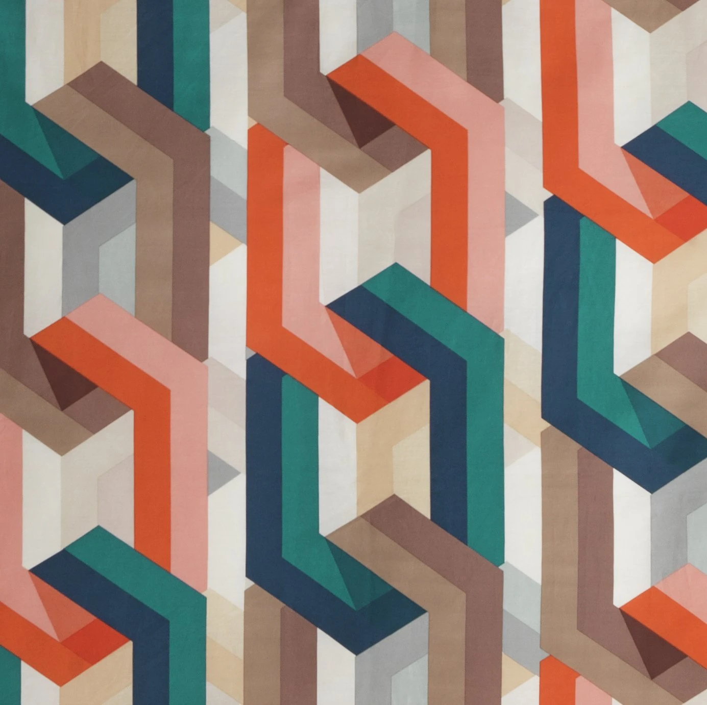 Habitat Cotton Chain Print Multicolor Bedding Set - Single 8 Habitat Cotton Chain Print Multicolor Bedding Set - Single - Image 6