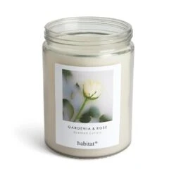Habitat Scented Jar Candle - Gardenia & Rose -Habitat 3036624 R Z003A