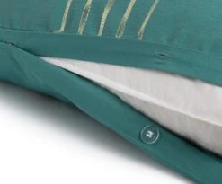 Habitat Geo Jacquard Teal Bedding Set - Double -Habitat 3036734 R Z003A