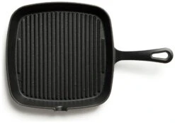 Habitat 23cm Cast Iron Griddle Pan - Black -Habitat 3065097 R Z005A