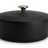 Habitat 3.3 Litre Cast Iron Casserole Dish - Black