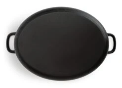 Habitat 4.7 Litre Oval Cast Iron Casserole Dish - Black -Habitat 3065602 R Z004A