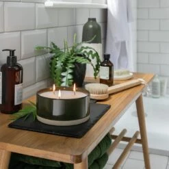 Habitat Large Ceramic Candle - Gardenia & Rose