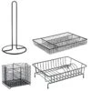 Habitat Nevin Metal Kitchen Equipment - Set Of 4 -Habitat 3299643 R Z001A